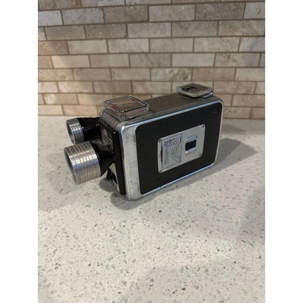 Antique Kodak Brownie Hawkeye Flash Model Camera bundle‎
